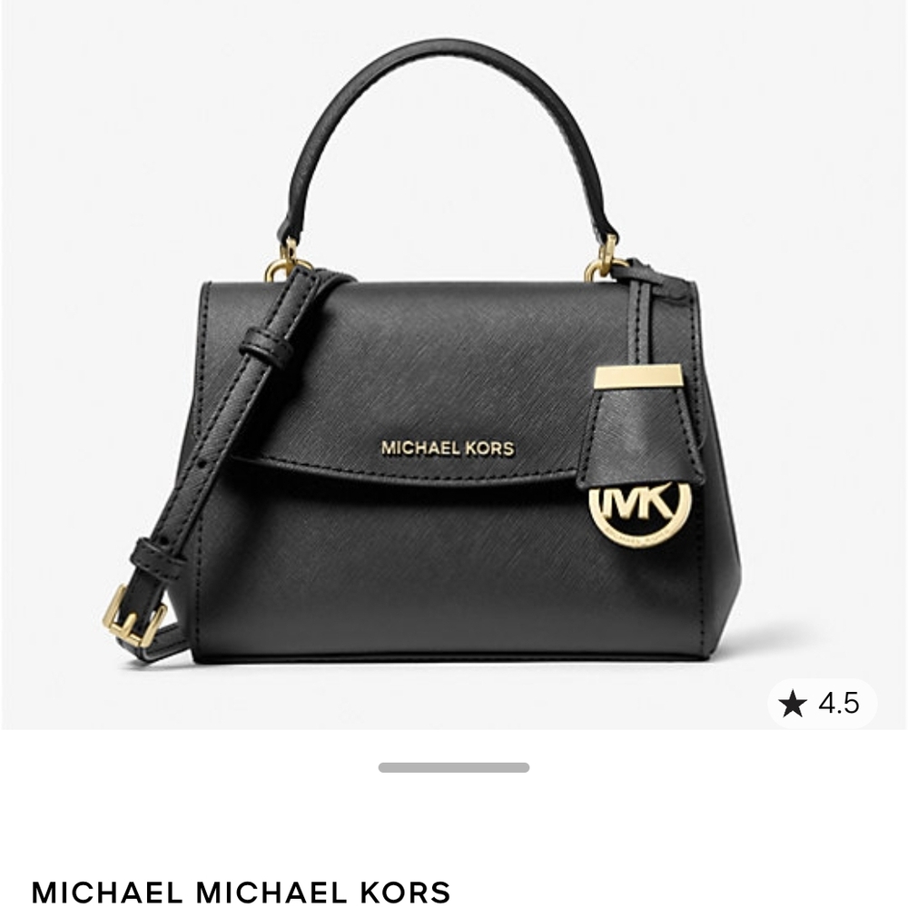 Michael Kors Ava Extra-Small Saffiano Leather Crossbody